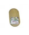 Oval Ahşap Bambu Yağdanlık Altlık Mini Tepsi 12 X 23.3 X 0.8cm