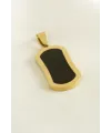 Oval Çelik Kolye Ucu 1,5*3 cm