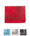 Oval Desenli Keten Bandana 50*50