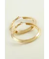 Oval Halka Küpe 4 cm