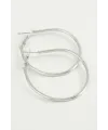 Oval Halka Küpe 4,5 cm