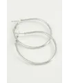 Oval Halka Küpe 5 cm