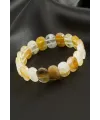 Oval Kesim Akik Doğaltaşlı Bileklik