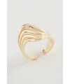Oval Metal Yüzük