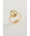 Oval Metal Yüzük