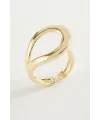 Oval Metal Yüzük