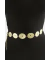 Oval Metal Zincir Kemer