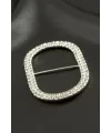 Oval Taşlı Kemer Tokası 2 Adet