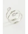 Oval Zirkon Taşlı Yüzük