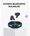 Oyuncu Bluetooth Kulaklık Tam Kablosuz Stereo Led Işıklı