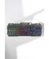 Oyuncu Klavyesi Q Klavye RGB Işıklı Mouse Hediyeli