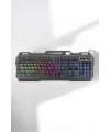 Oyuncu Klavyesi Q Klavye RGB Işıklı Mouse Hediyeli