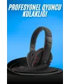 Oyuncu Kulaklığı Kulak Üstü Kablolu Gaming Kulaklık Mikrofonlu Anc Özelliği