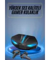 Oyuncu Kulaklığı Mikrofonlu Kablosuz Gaming Kulaklık Powerban Yüksek Ses Kaliteli