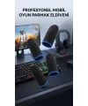 Oyuncu Parmaklık Eldiven Dayanıklı Tasarım Bilgisayar Kontrolü İçin