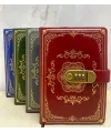 Özel Tasarım Şifreli Deri Defter (1 Adet) Seçenek 2