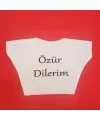 Özür Dilerim Yazılı Peluş Oyuncak Tişörtü