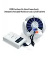 P-038 Solar Güneş Enerji Ve Usb Sarjli 5 Kanatlı