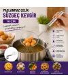 14 Saplı Metal Çelik Kevgir IEGTDX3
