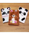 Panda Tasarımlı Peluş Defter