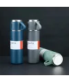Paslanmaz Çelik Bardaklı Termos Seti 500 ML