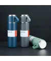 Paslanmaz Çelik Bardaklı Termos Seti 500 ML