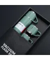 Paslanmaz Çelik Bardaklı Termos Seti 500 ML