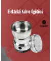 Paslanmaz Çelik Elektrikli Kahve Değirmeni | Sessiz, Hızlı, Çok Amaçlı Öğütücü (200w)