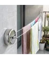 Paslanmaz Çelik Geri Çekilebilir Çamaşır İpi – Duvar Tipi Duvara Monte Banyo,Balkon,Bahçe Çamaşır Kurutma Askısı