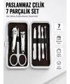 Paslanmaz Çelik Kişisel Bakım Seti – 7 Parça