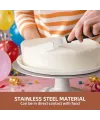 Paslanmaz Çelik L Tipi Pastacı Spatulası