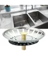 Paslanmaz Çelik Mutfak Evye Lavabo Süzgeci Lavabo Gideri Atık Gıda Tıpası