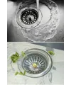 Paslanmaz Çelik Mutfak Evye Lavabo Süzgeci Lavabo Gideri Atık Gıda Tıpası