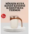 Paslanmaz Çelik Şarjlı Karıştırma Kupa – Otomatik Manyetik Blender Fincan