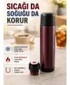 Paslanmaz Çelik Vakumlu Termos Sıcak Ve Soğuk İçecek Termosu