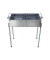 Paslanmaz Mangal Portatif Ayaklı - Standlı 70cm