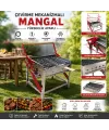 Paslanmaz Mekanizmalı Döndürmeli Mangal