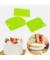 Pasta Hamur Şekillendirici Spatula Kesici Kazıyıcı Dekoratör Set