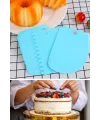 Pasta Hamur Şekillendirici Spatula Kesici Kazıyıcı Dekoratör Set