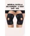 Patella Destekli Sporcu Diz Korsesi İkili Set - Sağ Sol Çapraz Bağ Menisküs