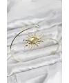 Pazu Bileklik Gold Renk Pirinç Güneş Model