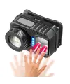 Peakstar Ps-571 Sensör Xpg Cob Led Usb Şarj Edilebilir Lityum Pilli Zoomlu Kafa Lambası