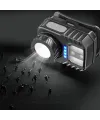 Peakstar Ps-571 Sensör Xpg Cob Led Usb Şarj Edilebilir Lityum Pilli Zoomlu Kafa Lambası