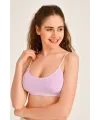 Pedli İp Askılı Krem ve Pembe Büstiyer 2 adet
