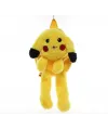Peluş Işıklı Oynar Kulaklı Pikachu Sırt Çantası