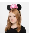 Pembe Fiyonklu Minnie Mouse Tacı Mini Kulak