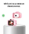 Pembe Mini 1080p Hd Çocuk Kamera – 8mp, Video Kaydı,tf Kart Destekli