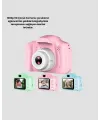 Pembe Mini 1080p Hd Çocuk Kamera – 8mp, Video Kaydı,tf Kart Destekli