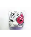 Pembe Renk İşlemeli Seramik Malzemeden İmal Venedik Kedi Model Magnet