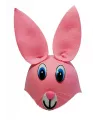 Pembe Renk Kulaklı Tavşan Şapkası Hayvan Şapkası